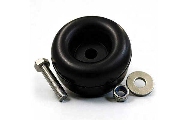 Car Bumper Rubber Shock Absorber Pad with Screw Accessories